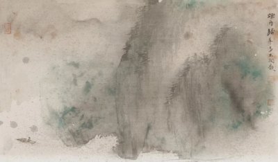 烟雨归舟